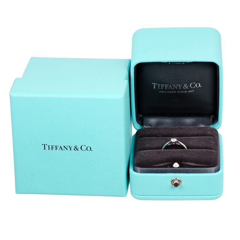 Tiffany & Co Harmony Solitaire 0.19ct Vs2/h/3ex Pt950platinum × Diamond #6.5