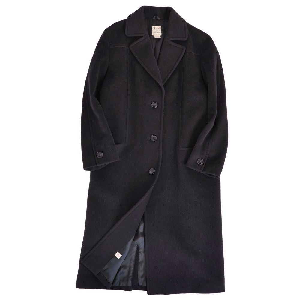 Celine Vintage Coat Long Wool Out