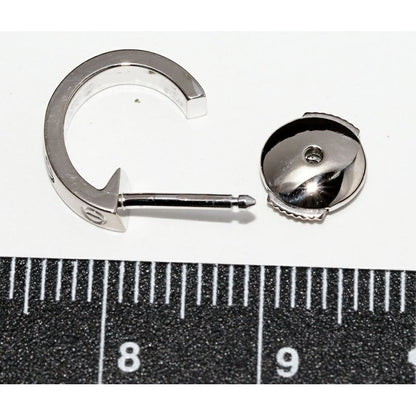 Cartier Earrings 18K White Gold Mini Love One Side Only — view 3