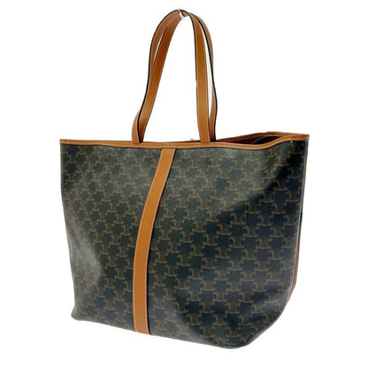 Celine Triomphe Canvas Medium Cabas Shoulder Bag Brown 408582 Shoulder Bag