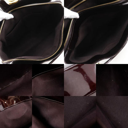 Louis Vuitton Melrose Avenue M93757 Monogram Vernis Amarante Gold Ladies Handbag