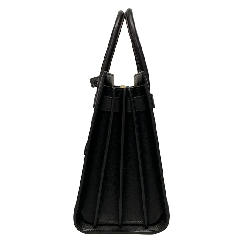 Saint Laurent Paris Handbag Sac De Jour Baby 421859 Black Leather