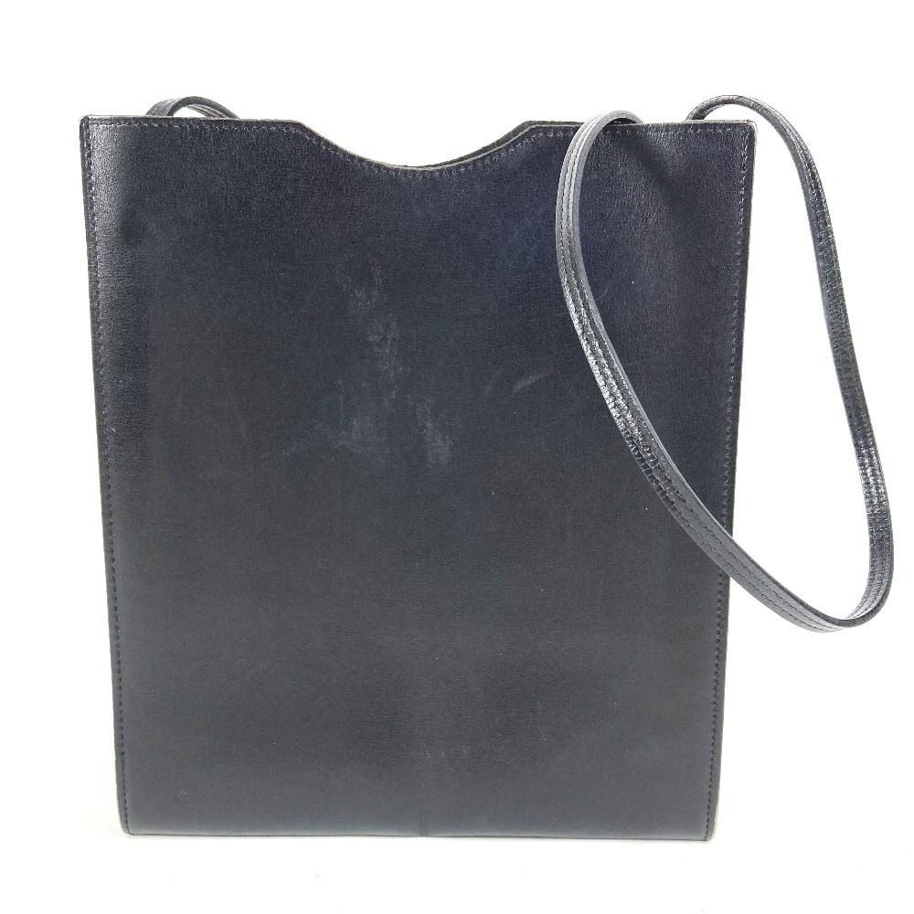 Hermes Shoulder Bag Onimetou Box Calf Black