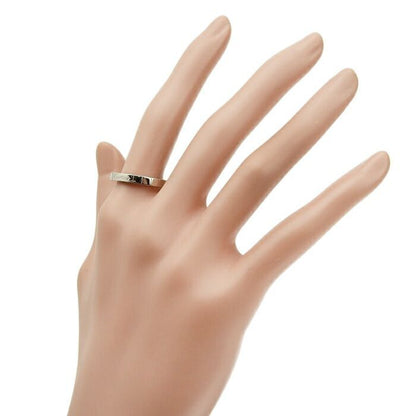 Cartier Ranier Ring 18K White Gold 750 White Gold #57 Equivalent To Size 17