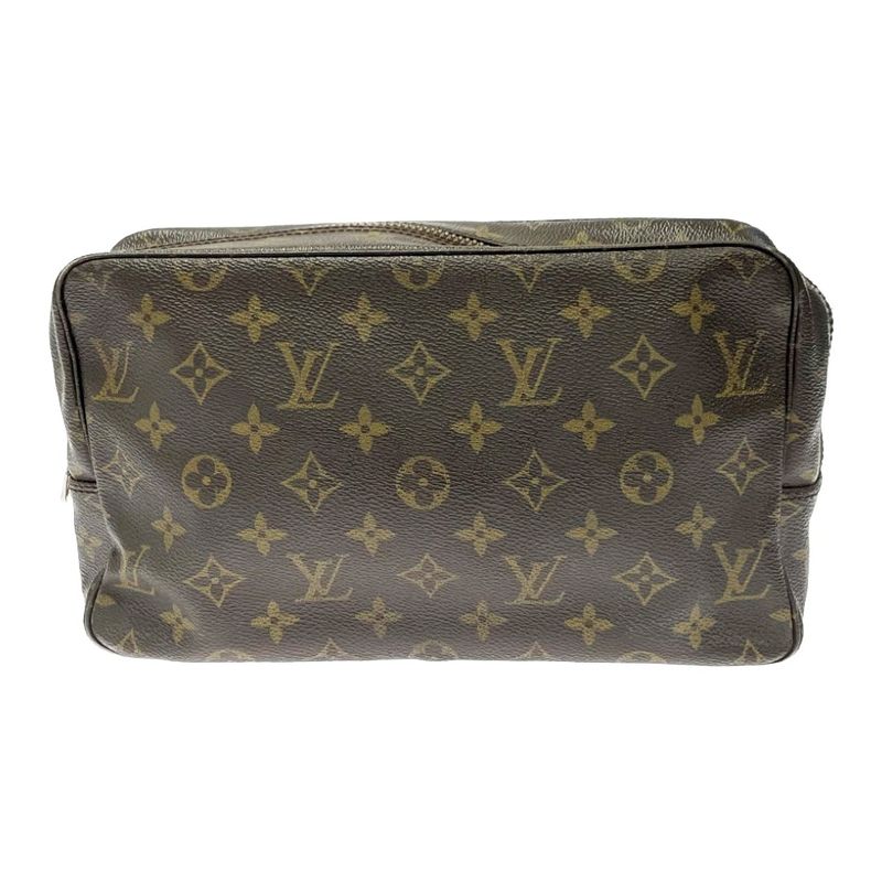 Louis Vuitton M47522 Monogram PVC Trousse Toilette 28 Brown 317550 Second Bag
