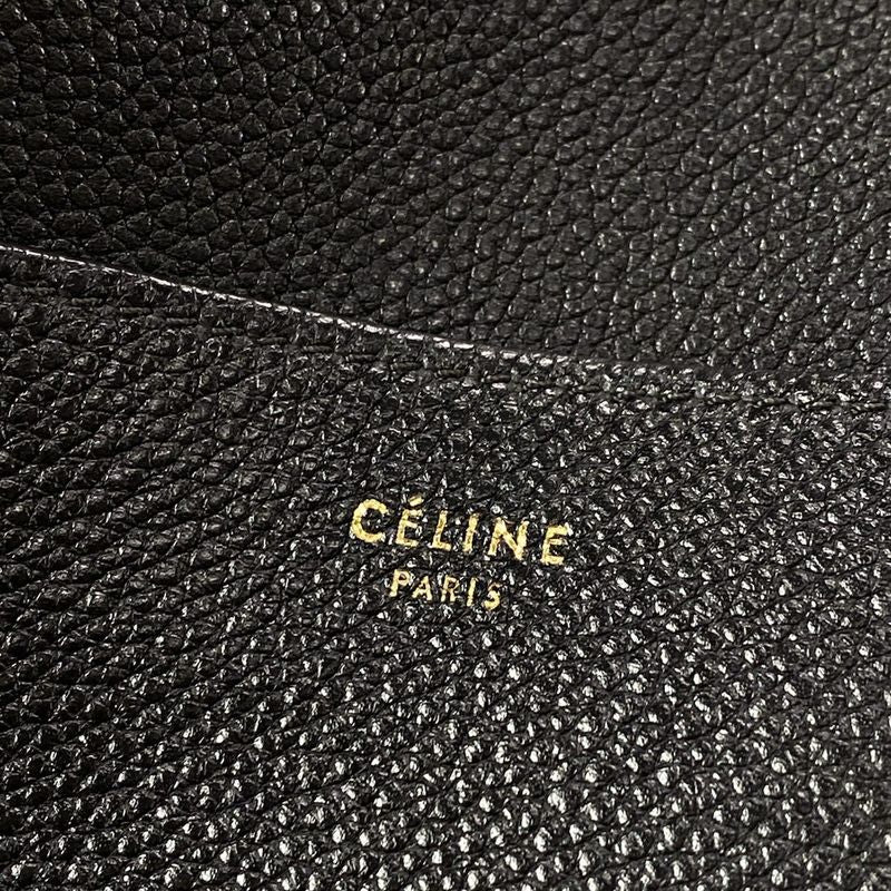 Celine Shoulder Bag Sangle Medium Black