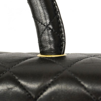 Chanel Handbag Matelasse Parent And Child Bagslam Skin Black Gold Hardware Women