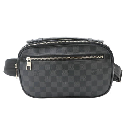 Louis Vuitton Damier Graphite Ambler Belt Bag Black Gray