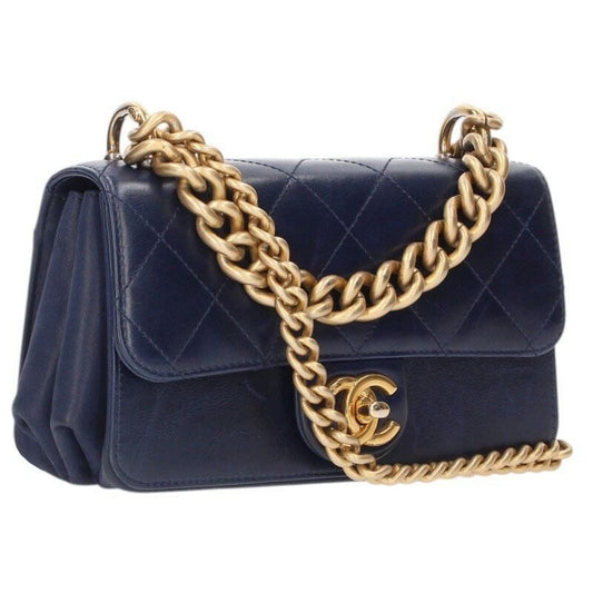 Chanel Quilted Calfskin Chain Shoulder Bag