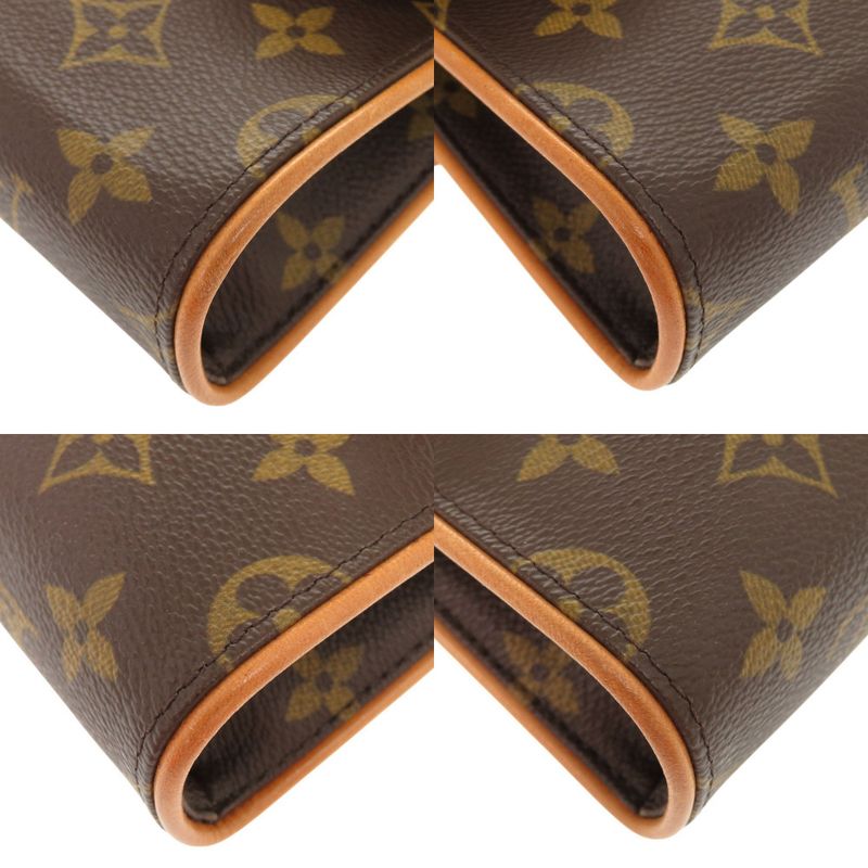 Louis Vuitton Pochette Florentine Monogram M51855 Brown Waist Bag LV 0736 Louis