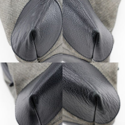 Bottega Veneta Bottega Veneta Canvas And Leather Gray/black Women's Tote Bag