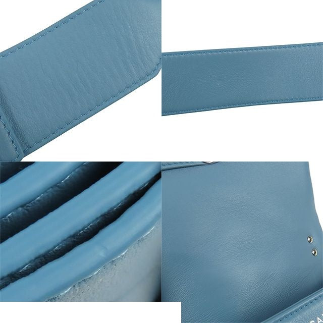 Bvlgari Serpenti Cabochon Blue Leather 2-Way Shoulder Bag — view 7