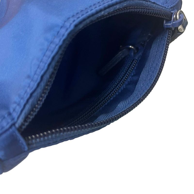 Prada Nylon Mini Pouch Deep Blue