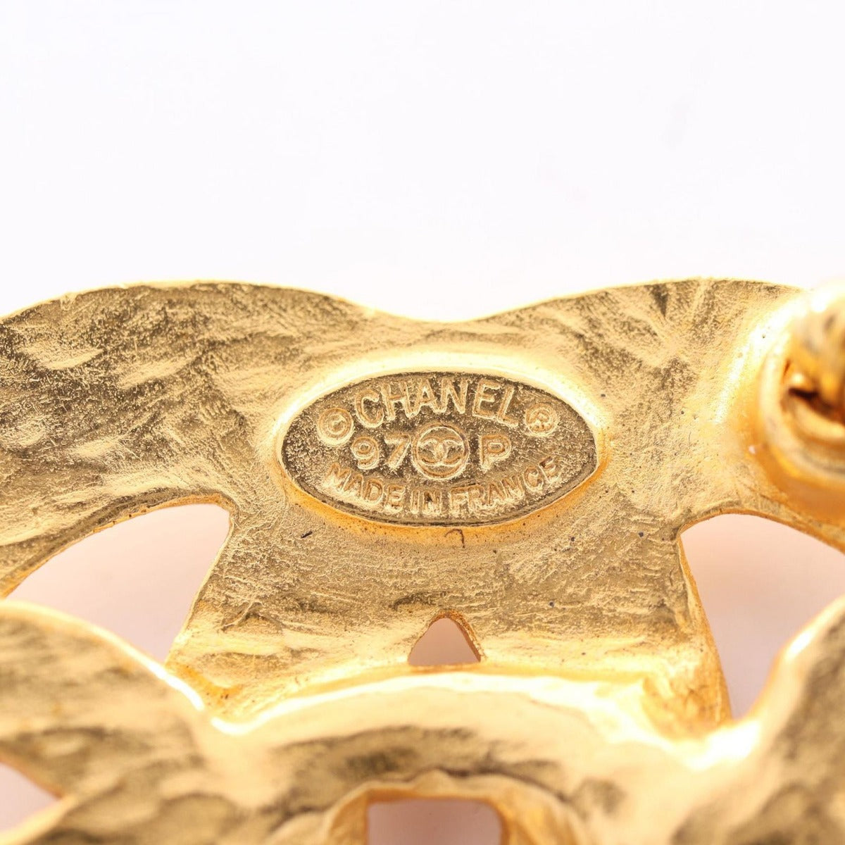 Chanel Brooch CC Logo — view 3