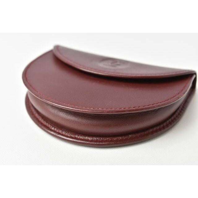 Cartier Coin Case Purse Wallet Must Line Horseshoe Shape Bordeaux — view 7