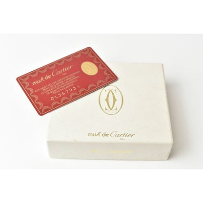 Cartier Coin Case Purse Wallet Must Line Horseshoe Shape Bordeaux — view 8