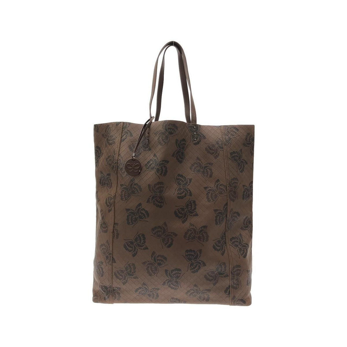 Bottega Veneta Intrecci Mirror Ju Intarcio Bag Ebano Aged Metal