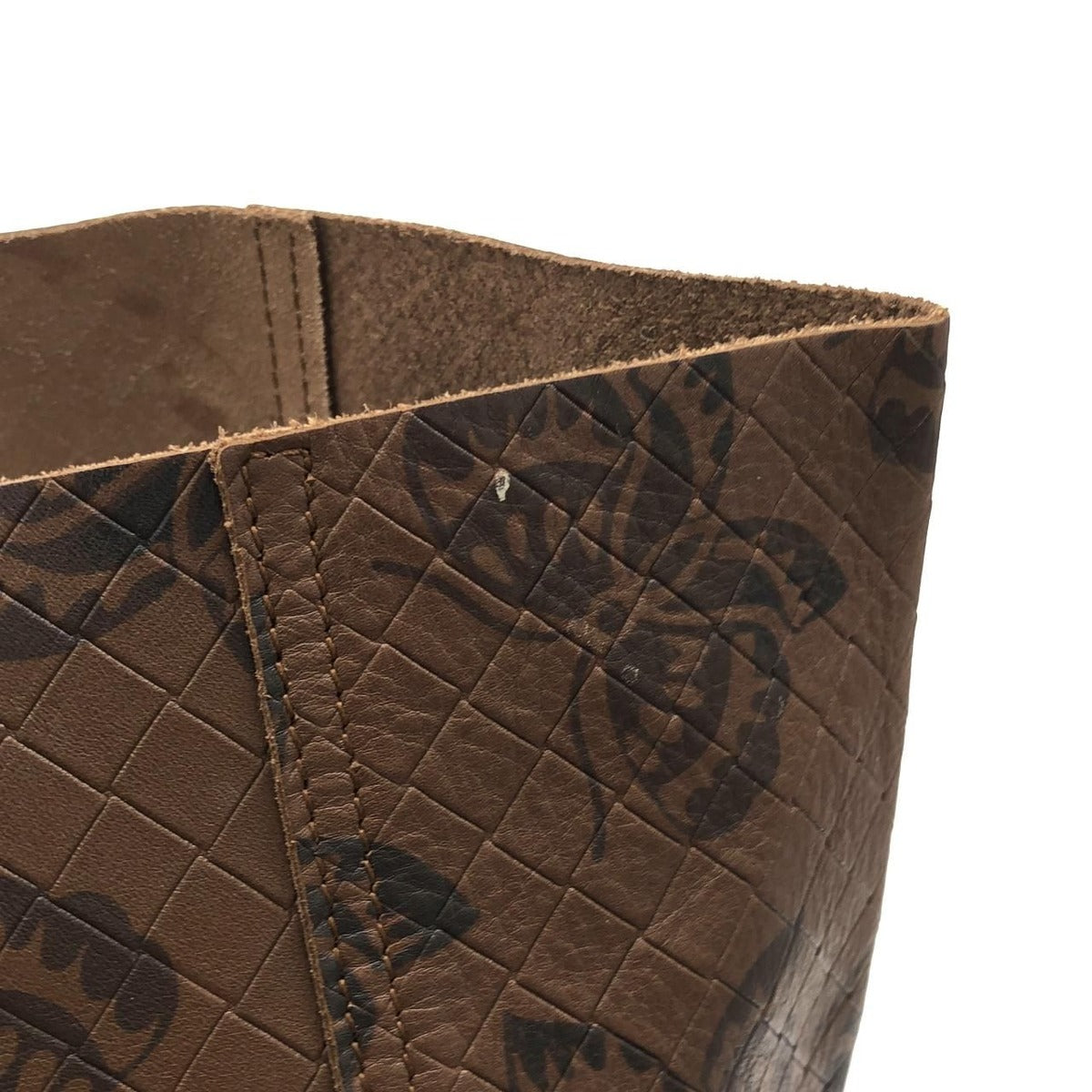 Bottega Veneta Intrecci Mirror Ju Intarcio Bag Ebano Aged Metal — view 4