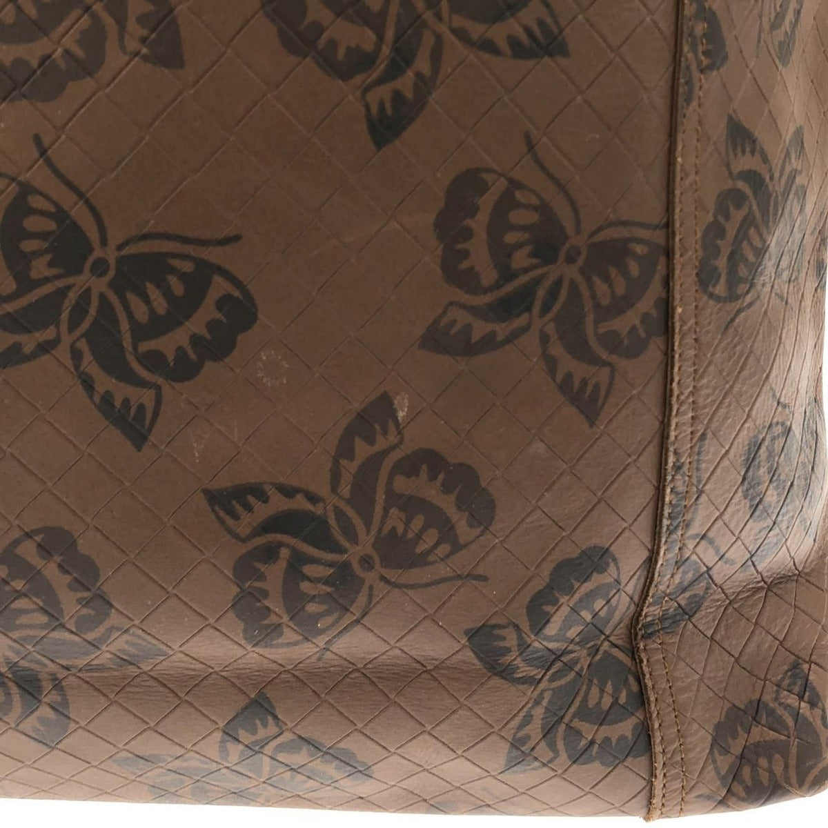 Bottega Veneta Intrecci Mirror Ju Intarcio Bag Ebano Aged Metal — view 6