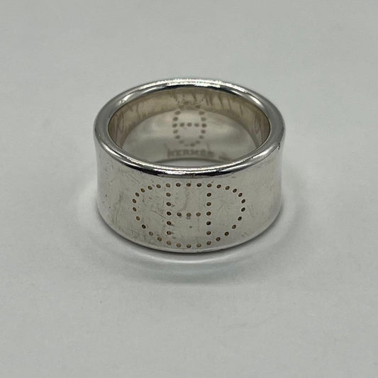 Hermes Eclipse Ribbon Ring Size 54 SV 925
