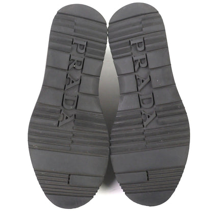 Prada Brushed Leather Loafers Shoes Thick — view 7