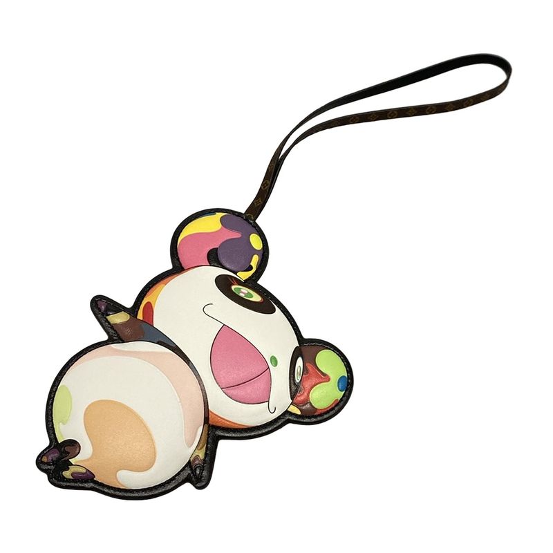 Louis Vuitton Key Holder (charm ) Monogram Panda LV X TM Bag Charm Super Flat