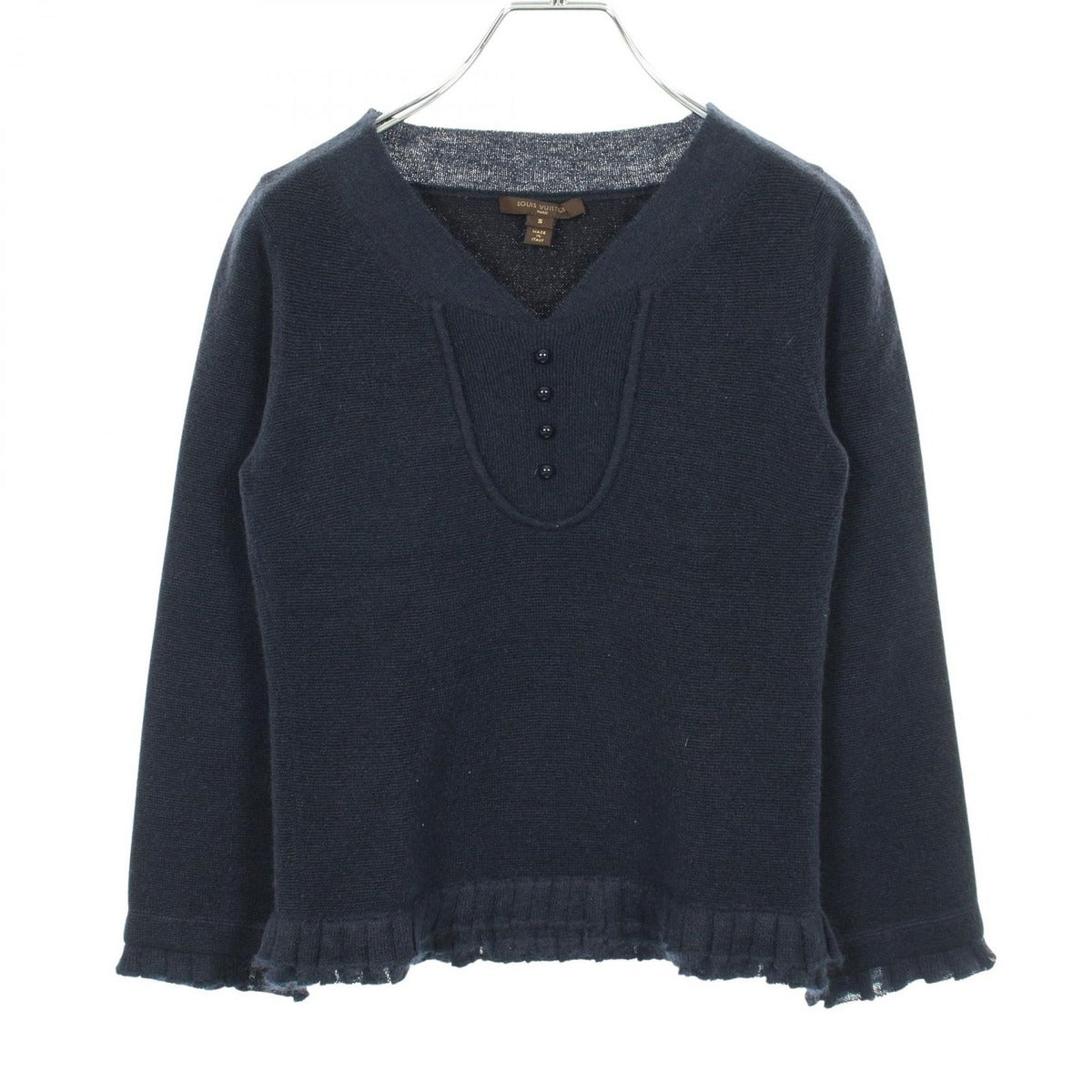 Louis Vuitton Knit Navy Wool Top