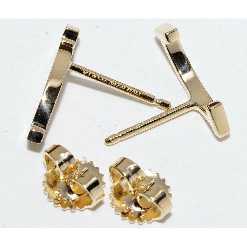 Tiffany & Co Earrings 18K Yellow Gold T-Smile — view 4