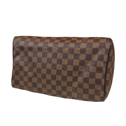 Louis Vuitton Speedy 30 Damier Handbag Damier Canvas N41531 Brown Ladies Louis