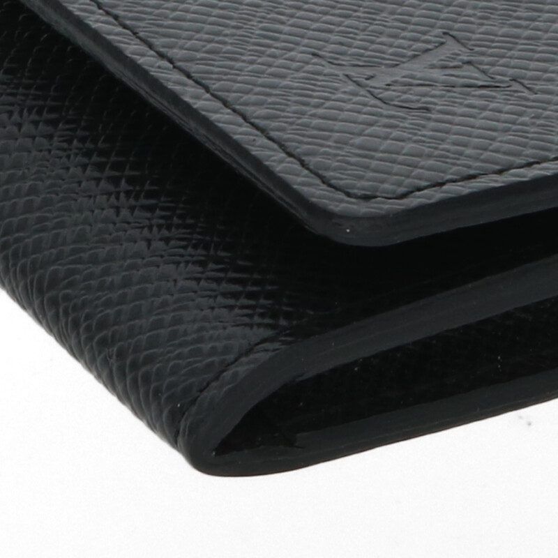 Louis Vuitton Envelop Carte De Visite NM M64595 Taiga Leather Card Case Men's