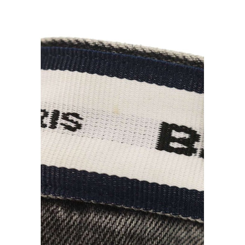 Balenciaga 21 SS Tbp47 Waist Logo Washed Denim Pants XS — view 3