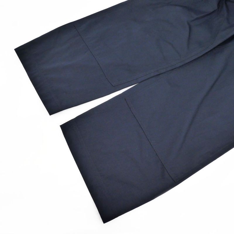 Hermes High Waist Chino Pants Serie Button With Belt Navy - Size 36