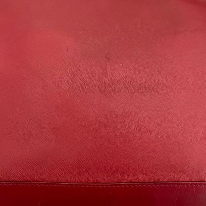 Loewe Semi Shoulder Bag Red Excellent Condition Leather Nappaleather Preowned