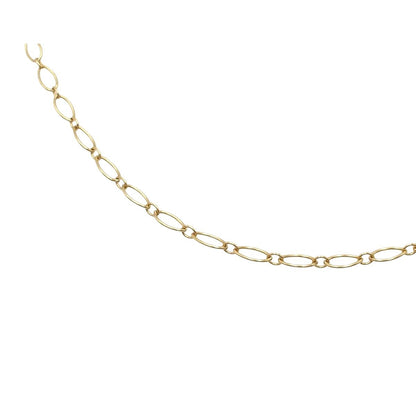 Tiffany & Co Oval Link Chain Necklace Yellow Gold 18K 46