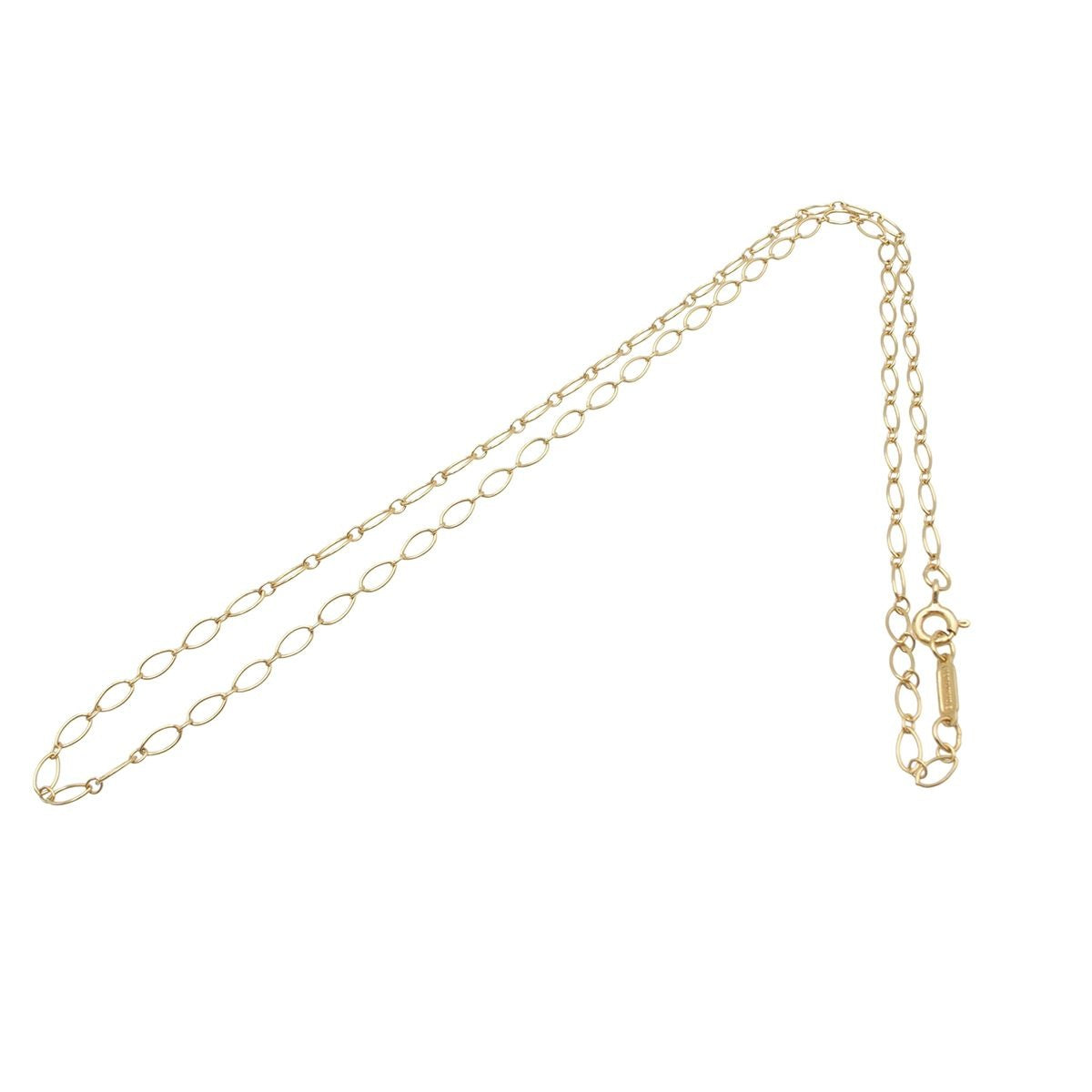 Tiffany & Co Oval Link Chain Necklace Yellow Gold 18K 46 — view 4