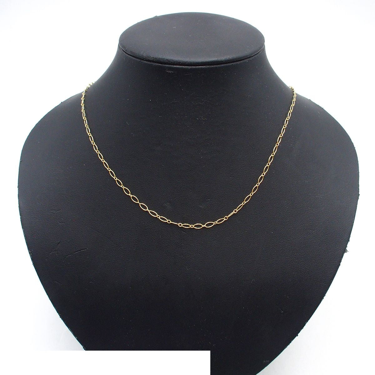 Tiffany & Co Oval Link Chain Necklace Yellow Gold 18K 46 — view 8