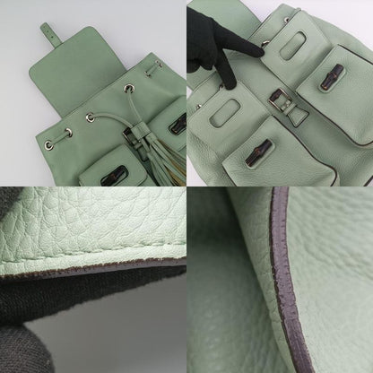 Gucci Bamboo Green Leather 370833 G017348622