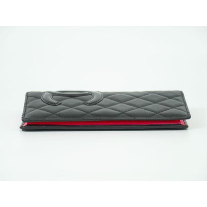 Chanel Coco Mark Cambon Line Long Wallet Leather Black — view 4