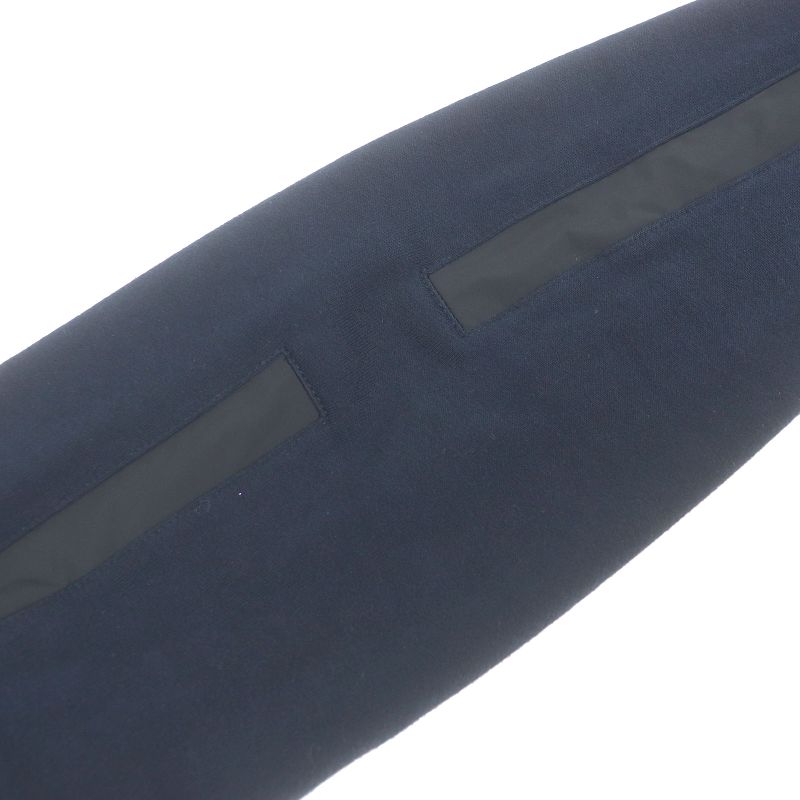 Hermes 20AW Run H Sideline 100% Cotton H Logo Zip Hoodie Navy S Made In Italy