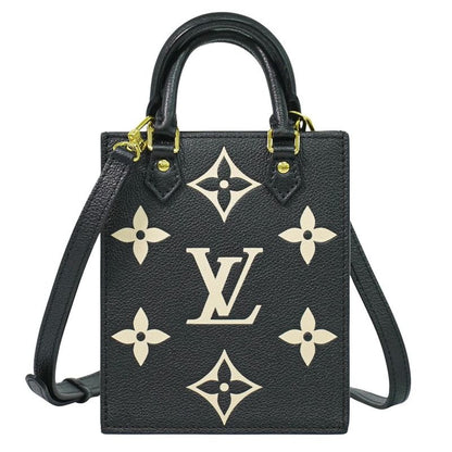 Louis Vuitton Petite Sac Plat Monogram Empreinte Leather 2-Way