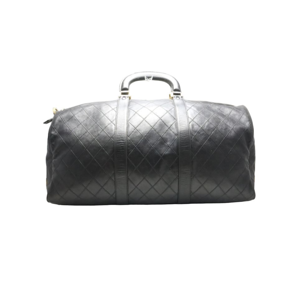 Chanel 0 Bicolor GD Leather Boston