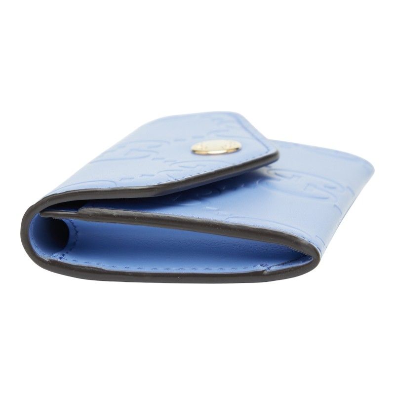 Gucci Gauthenticity Card Case Business Card Holder 772792 Purple Leather