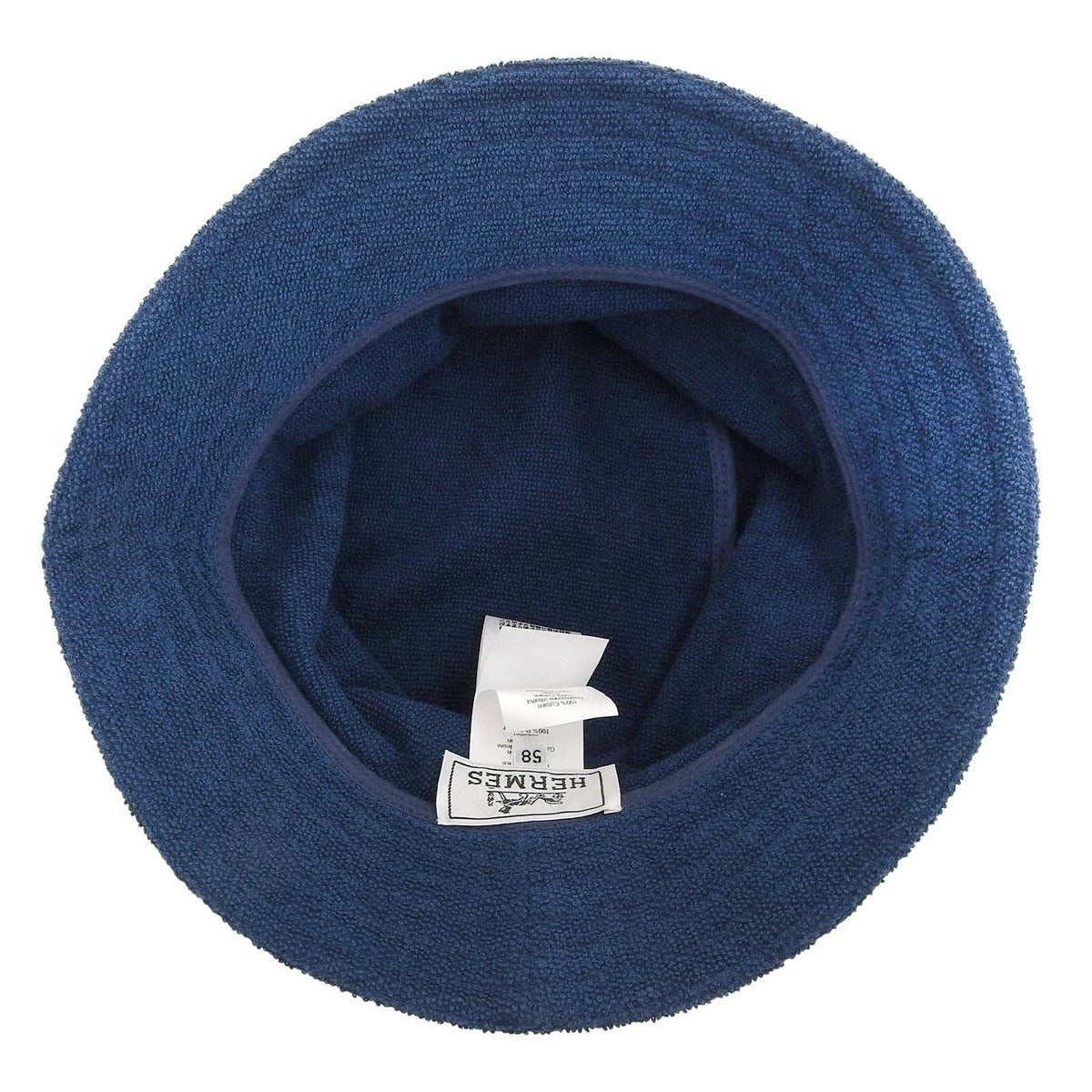 Hermes Bucket Hat 100% Cotton with Logo — view 4
