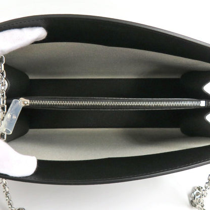 Goyard Louette Structured PM Black Goyard Canvas Cuff Black Shoulder
