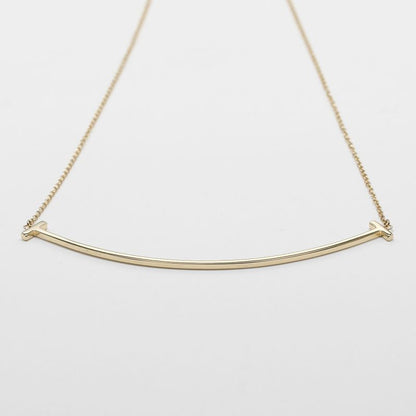 Tiffany & Co T-smile Large 18K Yellow Gold Ladies 3.7g Necklace