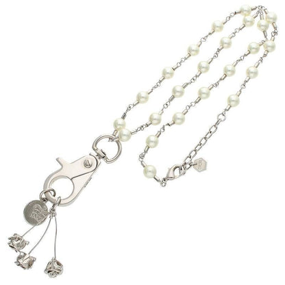 Dior Clip Design Pearl Necklace Men's