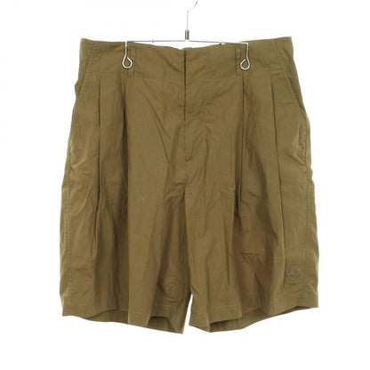 Moncler Pants Genius 2 Short Khaki Green Cotton Shorts