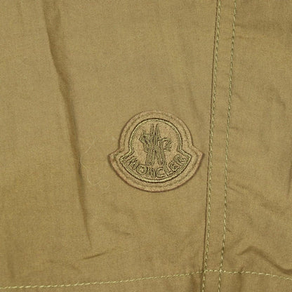Moncler Pants Genius 2 Short Khaki Green Cotton Shorts — view 6