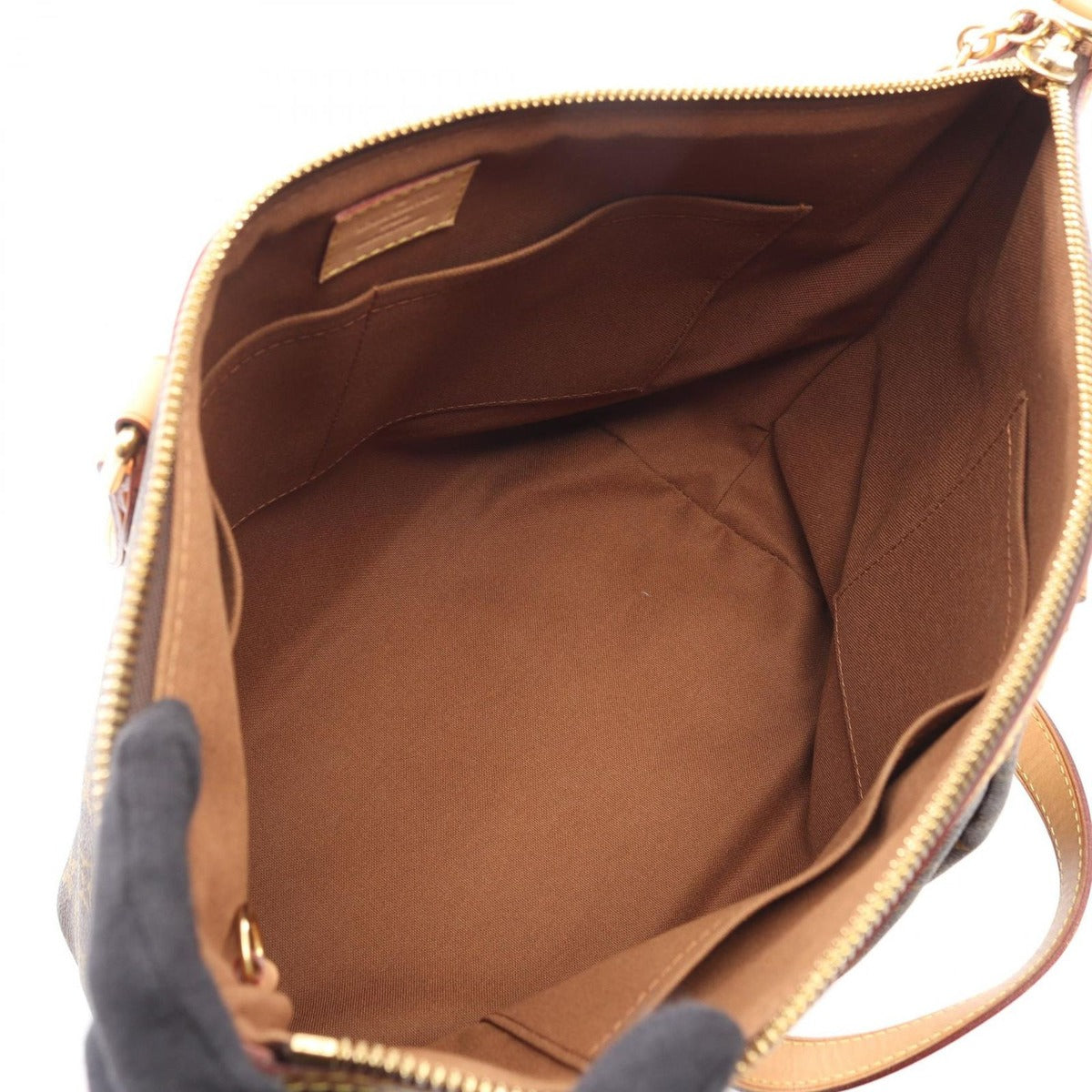 Louis Vuitton Handbag Palermo PM Canvas Leather — view 3