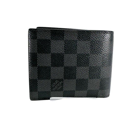 Louis Vuitton N62664 Damier Graphite Wallet Portefeuille Marco Fold Wallet